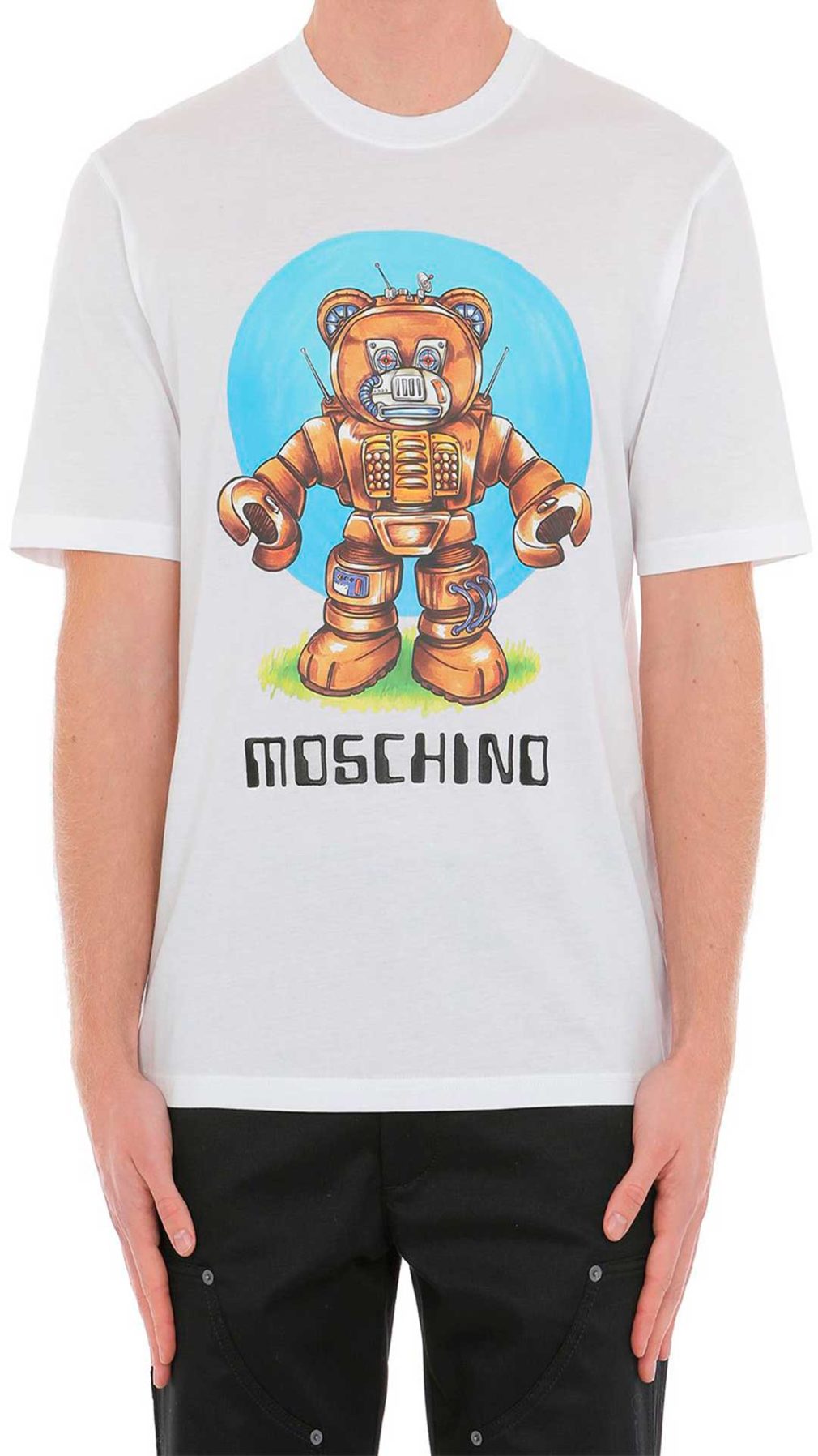 Camiseta Moschino con estampado Moschino Teddy Bear Robot