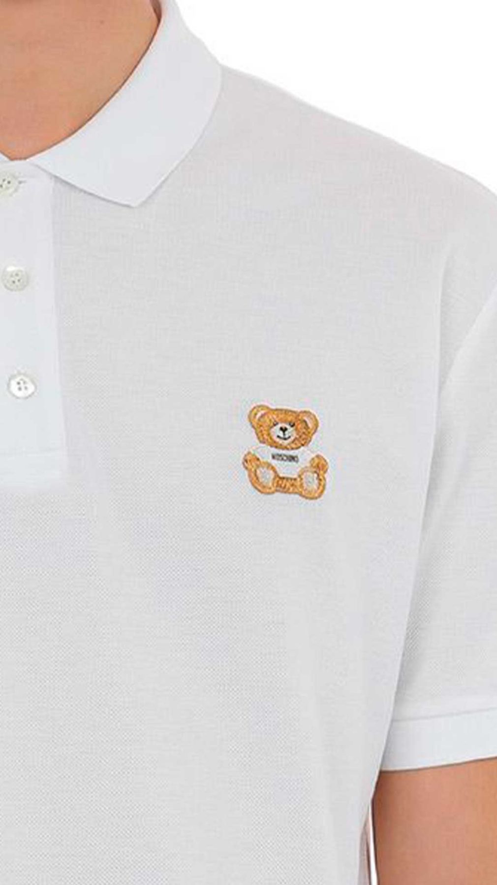 Polo Moschino con motivo Teddy Bear