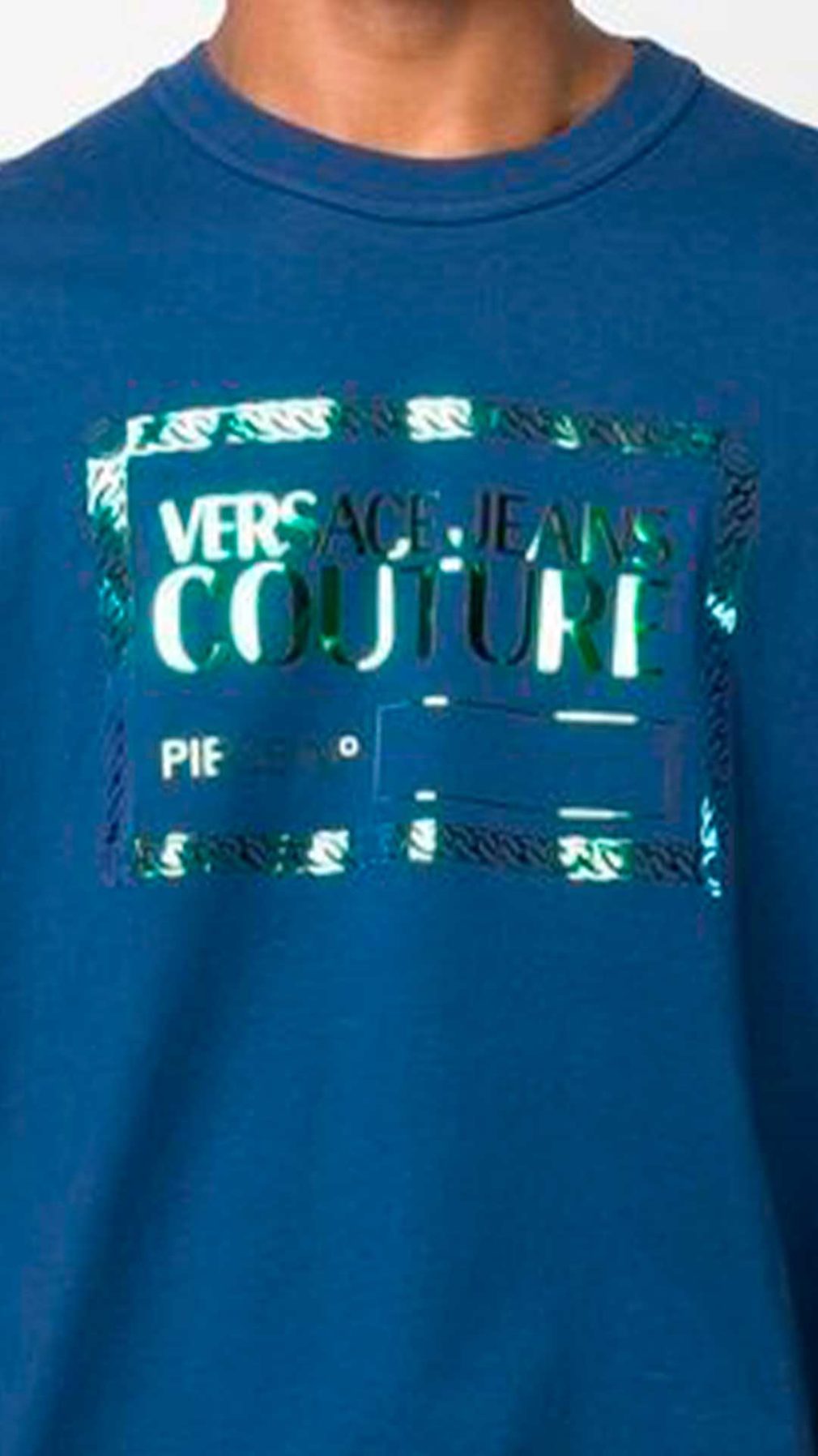Camiseta Versace Jeans Couture con logotipo laminado