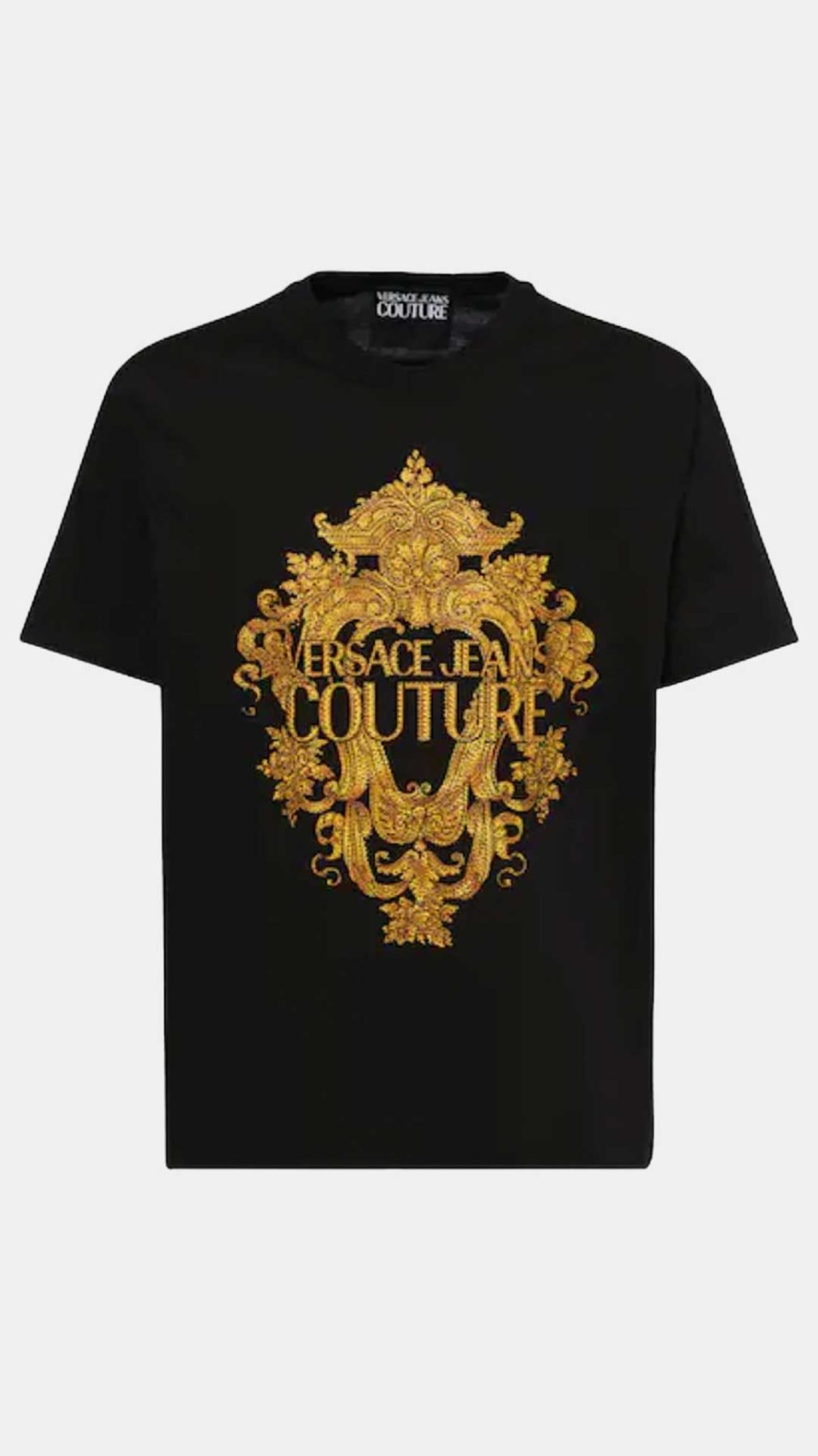 Camiseta Versace Jeans Couture estampado con cristalitos