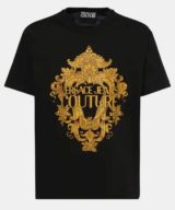 Camiseta Versace Jeans Couture estampado con cristalitos