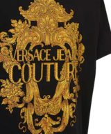 Camiseta Versace Jeans Couture estampado con cristalitos