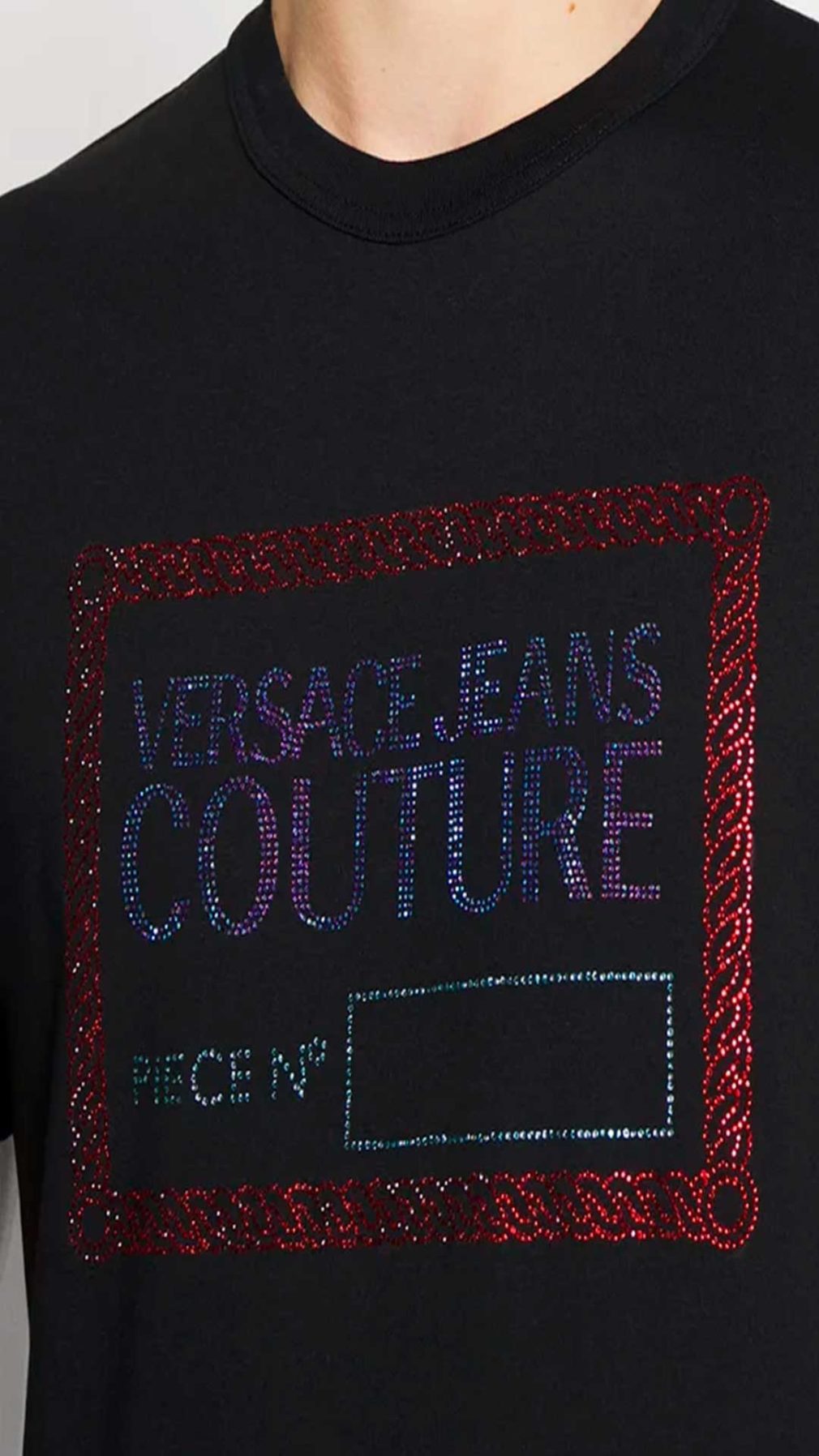 Camiseta Versace Jeans Couture con logotipo en la parte delantera