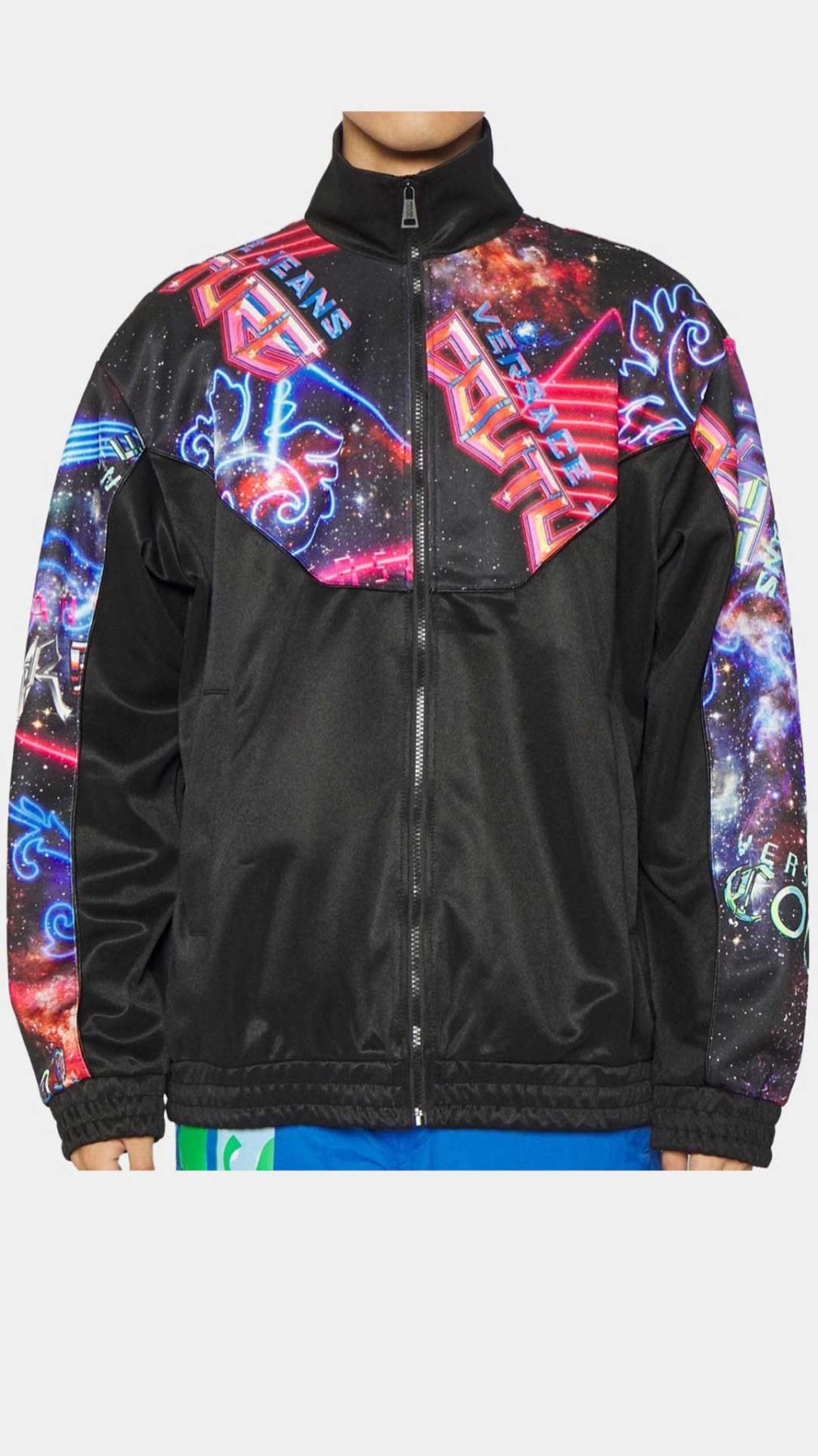 Chaqueta deportiva Versace Jeans Couture con estampado galaxia