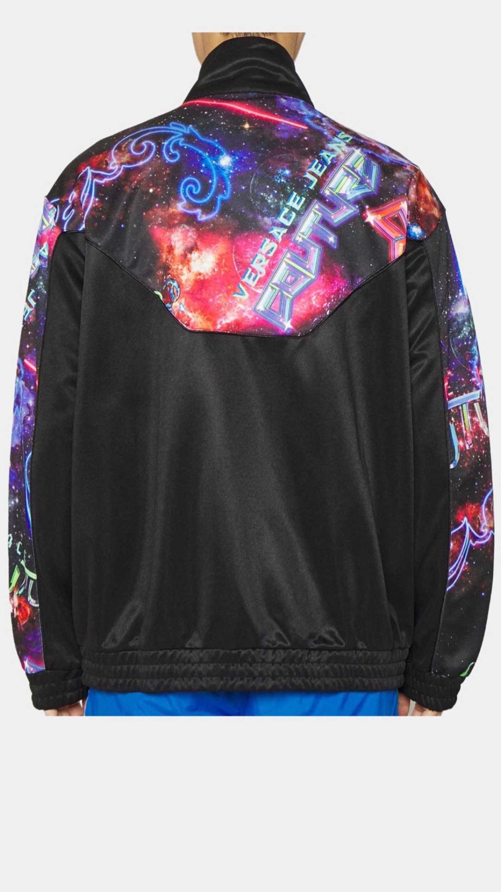 Chaqueta deportiva Versace Jeans Couture con estampado galaxia
