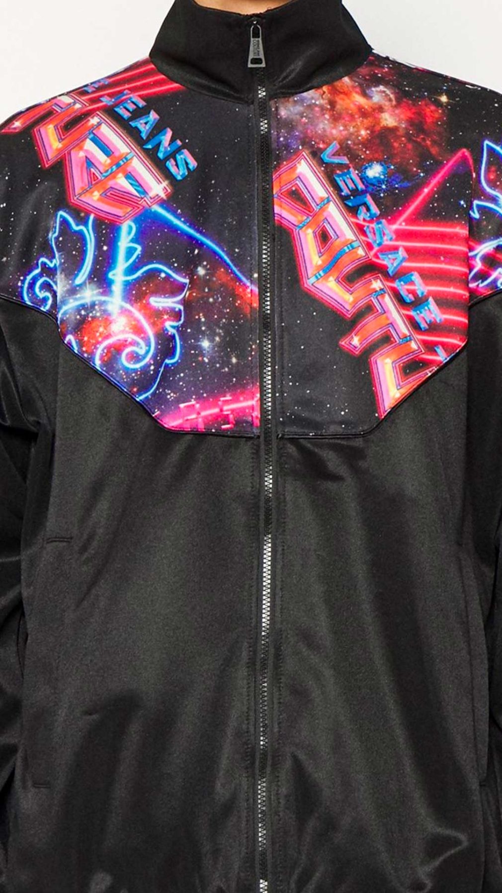 Chaqueta deportiva Versace Jeans Couture con estampado galaxia
