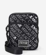 Bolso pequeño Versace Jeans Couture con logotipo estampado en toda la pieza