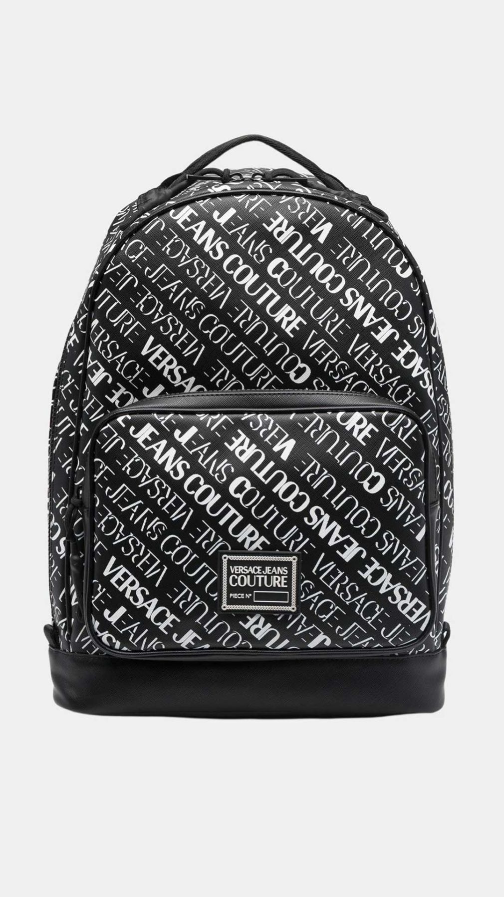 Mochila Versace Jeans Couture con logotipo estampado en toda la pieza