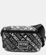 Riñonera Versace Jeans Couture con logotipo estampado en toda la pieza