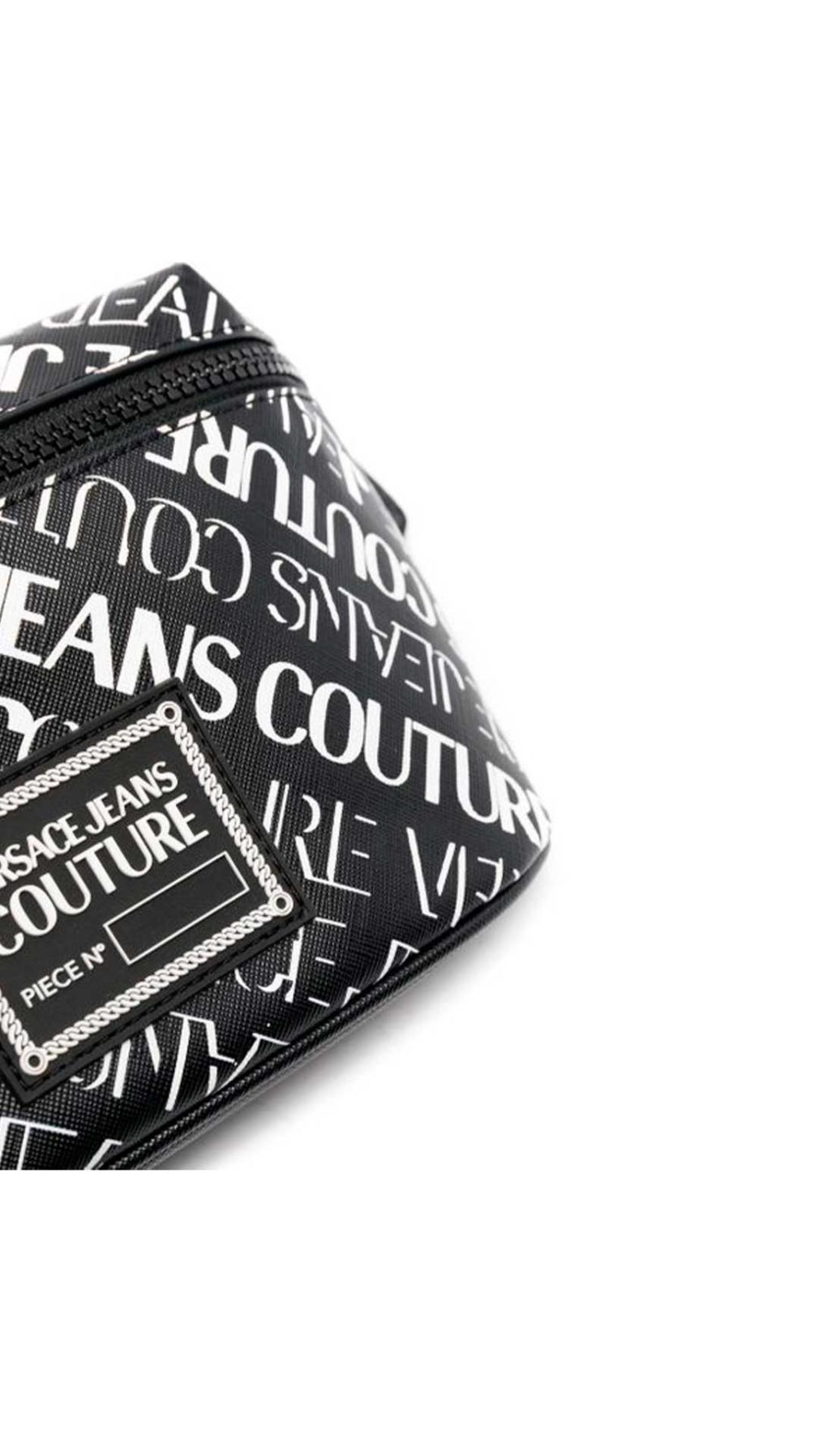 Riñonera Versace Jeans Couture con logotipo estampado en toda la pieza