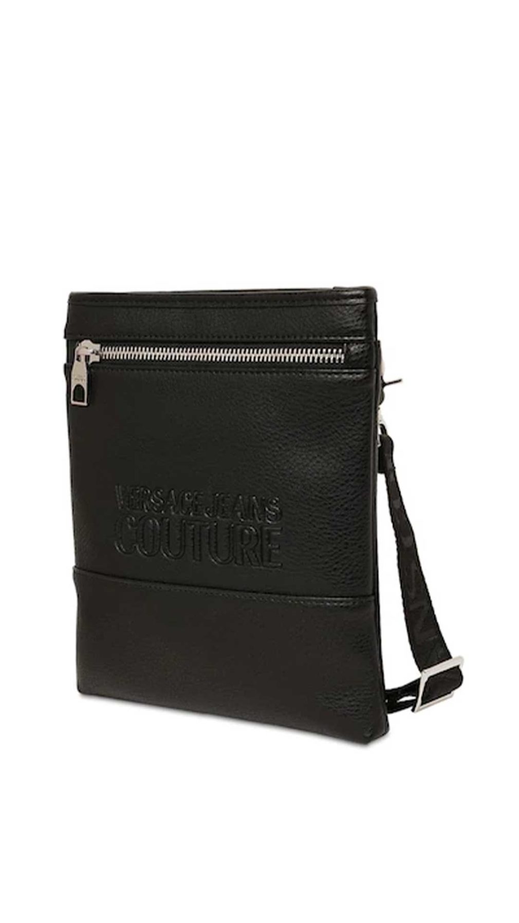 Messenger Versace Jeans Couture con logotipo grabado