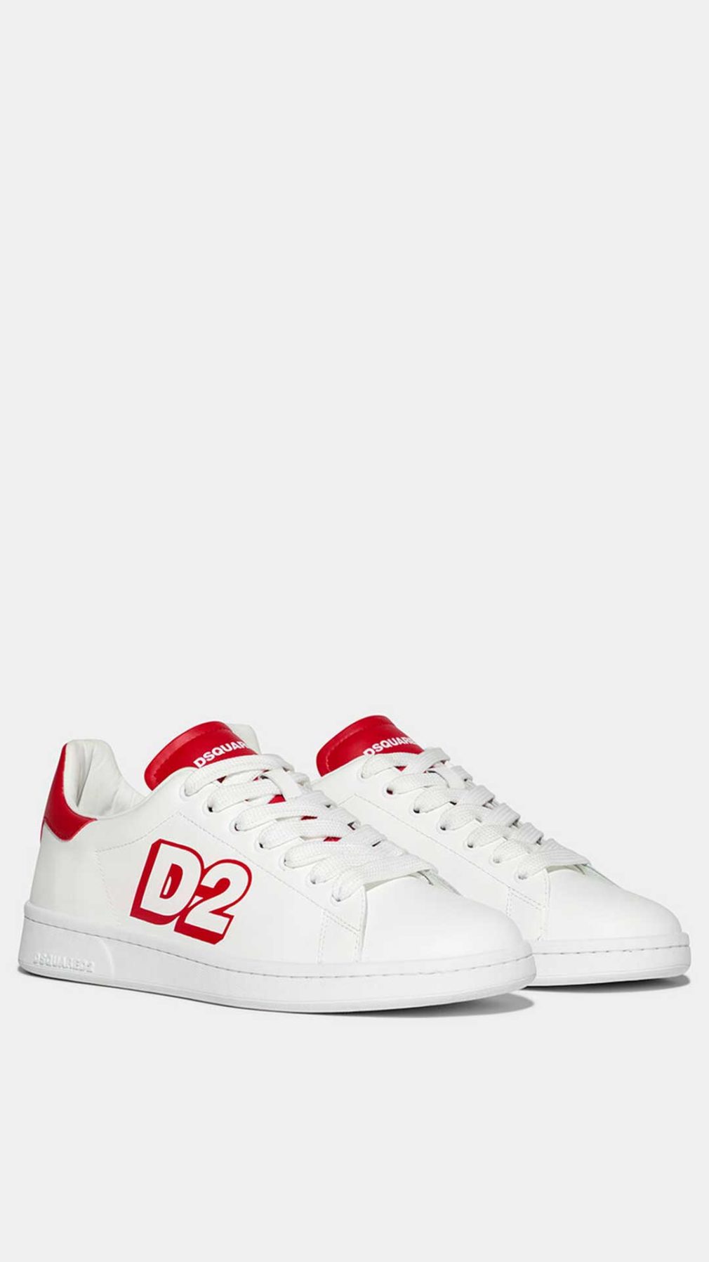 Deportiva Dsquared2 de piel con logotipo en el lateral