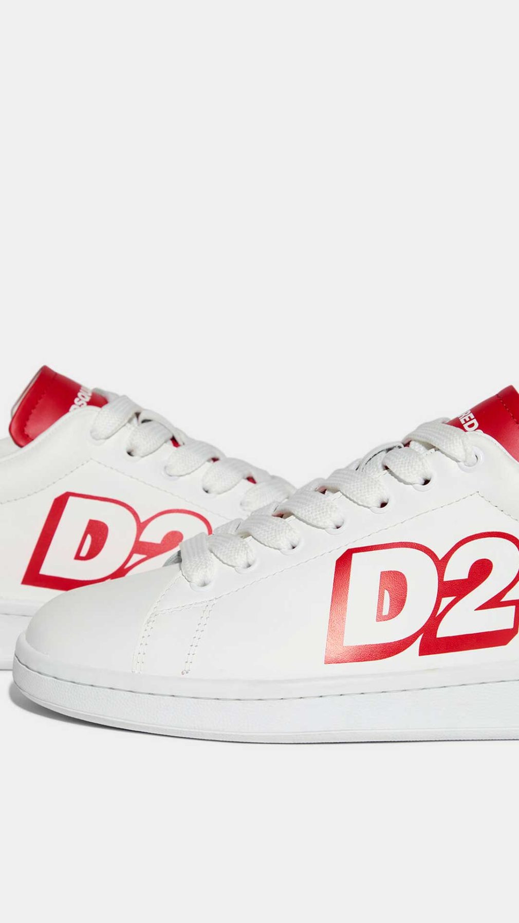 Deportiva Dsquared2 de piel con logotipo en el lateral