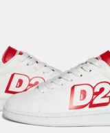 Deportiva Dsquared2 de piel con logotipo en el lateral