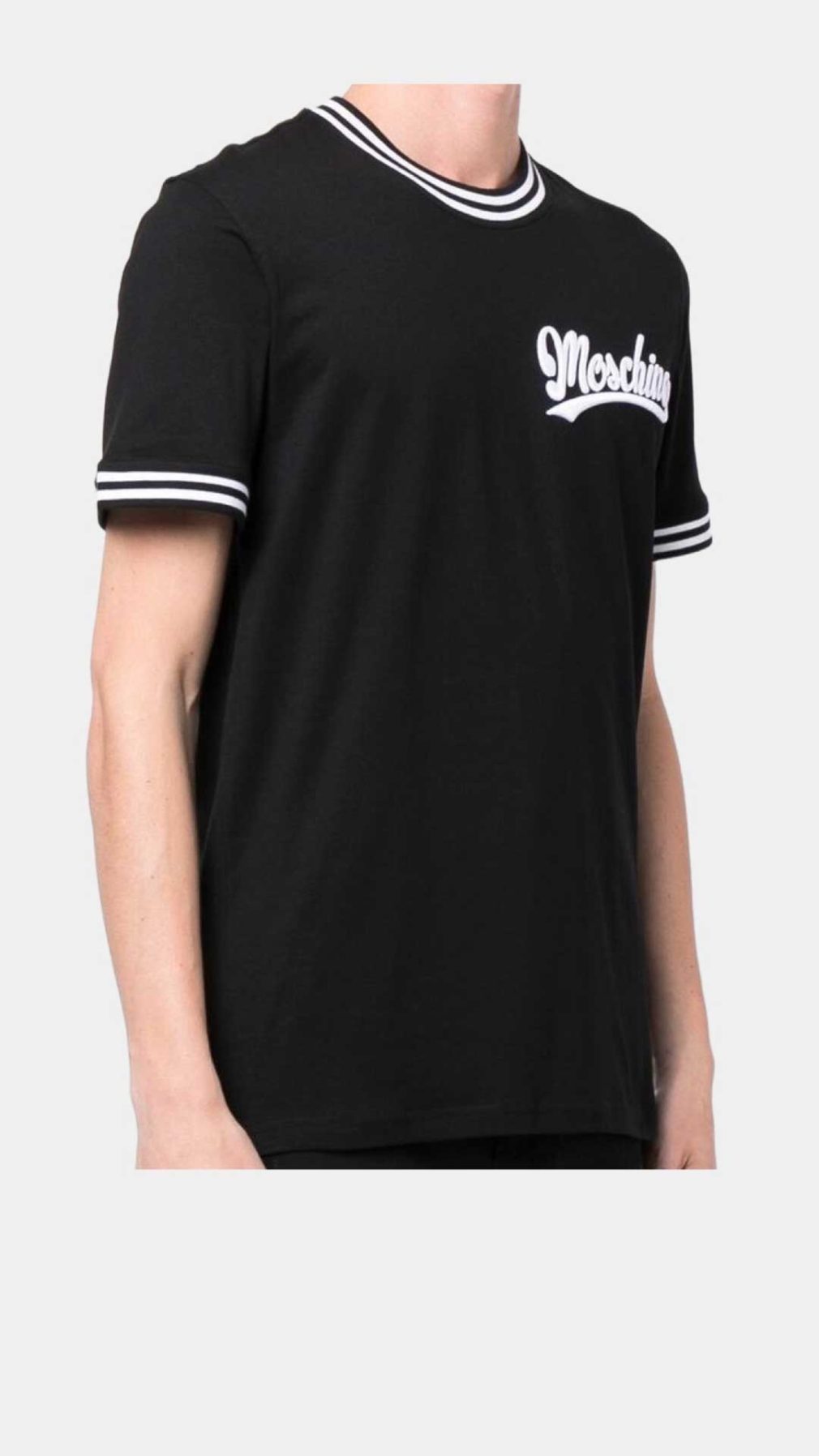 Camiseta Moschino con logo bordado