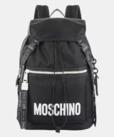 Mochila Moschino con logotipo en relieve