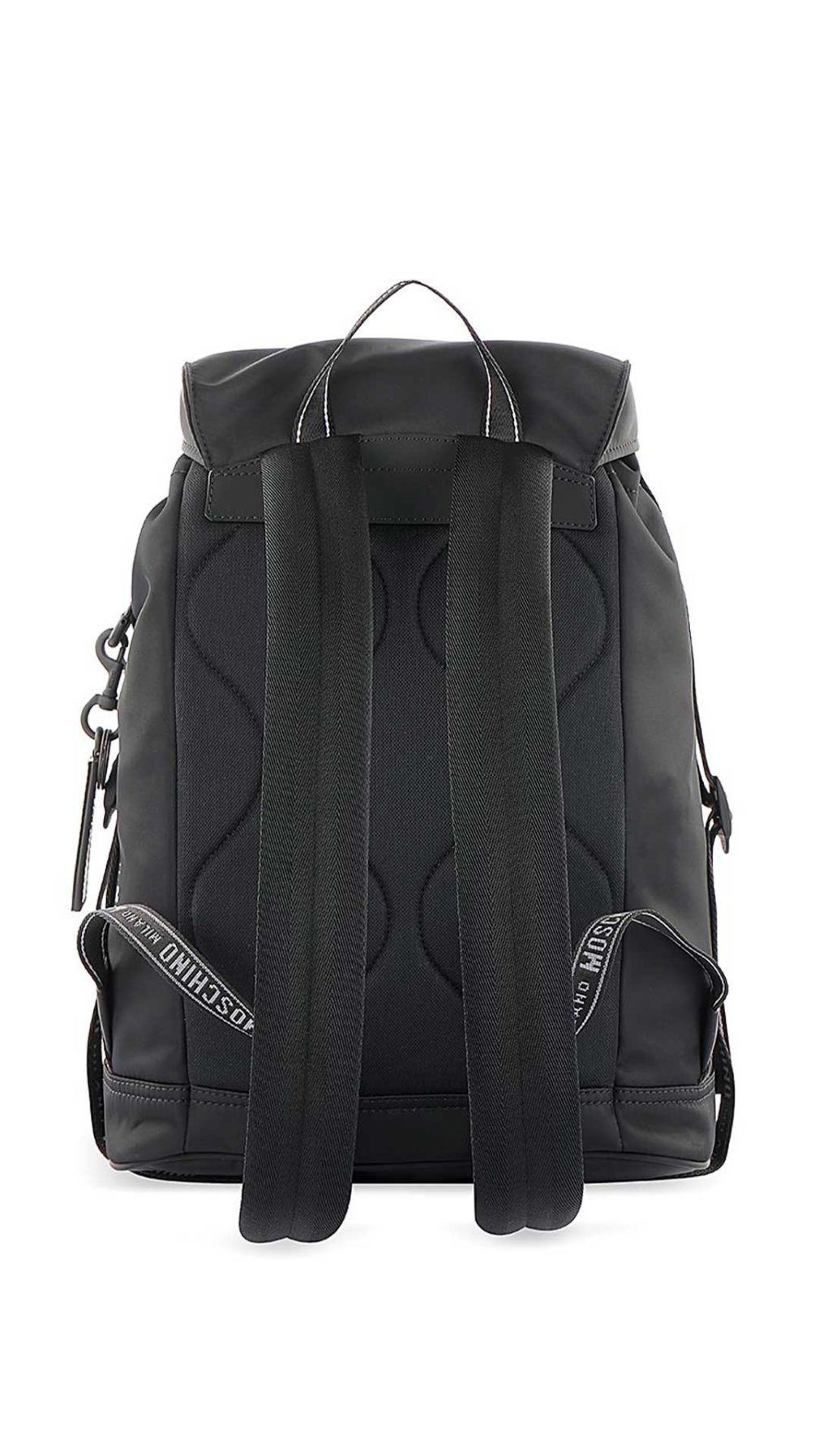 Mochila Moschino con logotipo en relieve