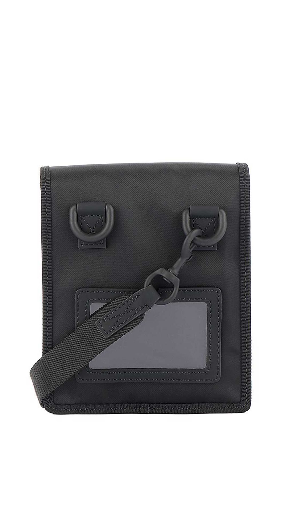 Messenger pequeño Moschino con estampado del logo