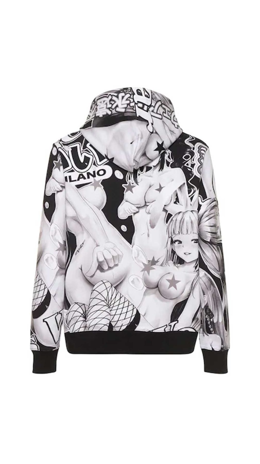 Sudadera GCDS con estampado en toda la pieza