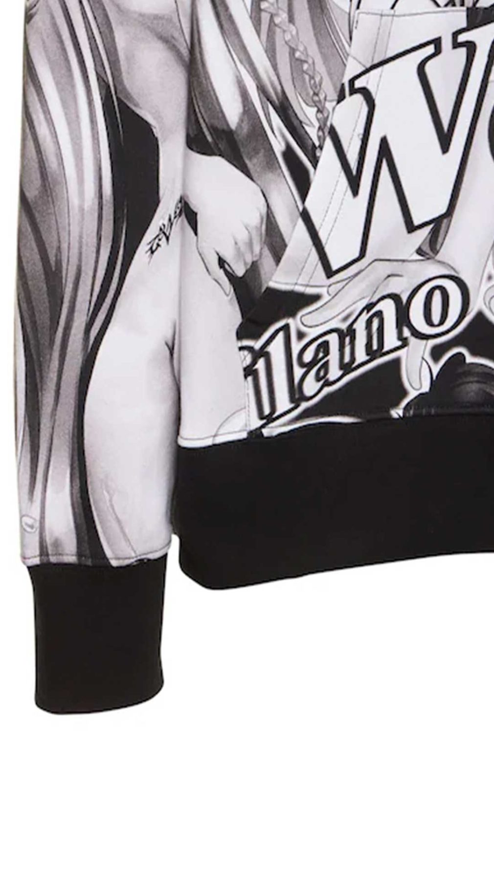 Sudadera GCDS con estampado en toda la pieza