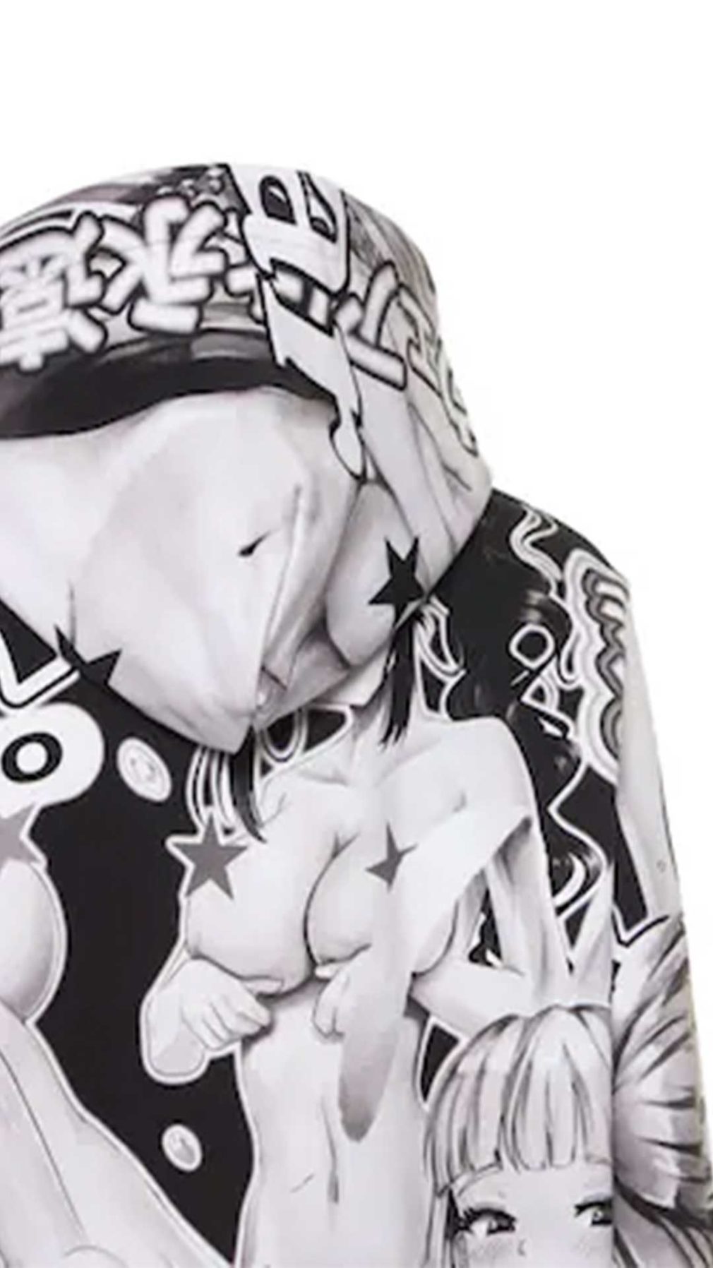 Sudadera GCDS con estampado en toda la pieza