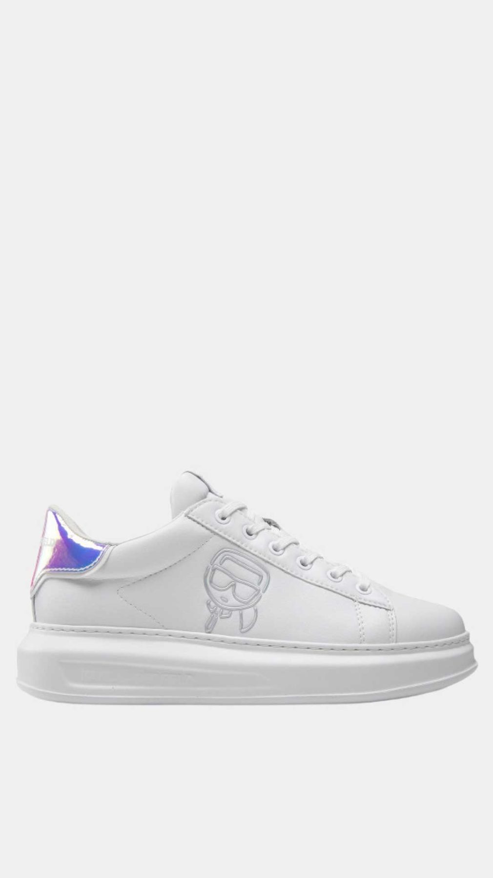 Deportiva Karl Lagerfeld con efecto laminado