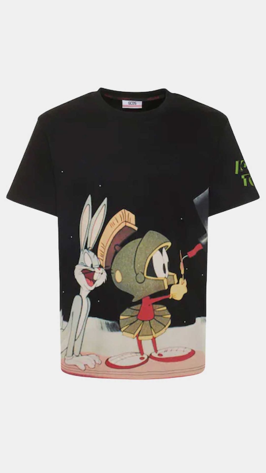 Camiseta GCDS con estampado del logotipo y del los dibujos Looney