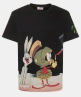 Camiseta GCDS con estampado del logotipo y del los dibujos Looney