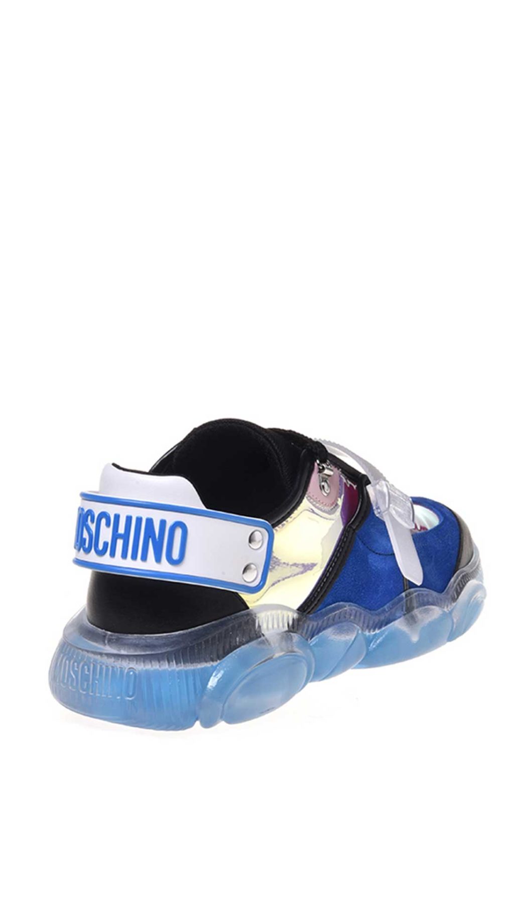 Deportiva  Moschino Teddy Bear con paneles holograma