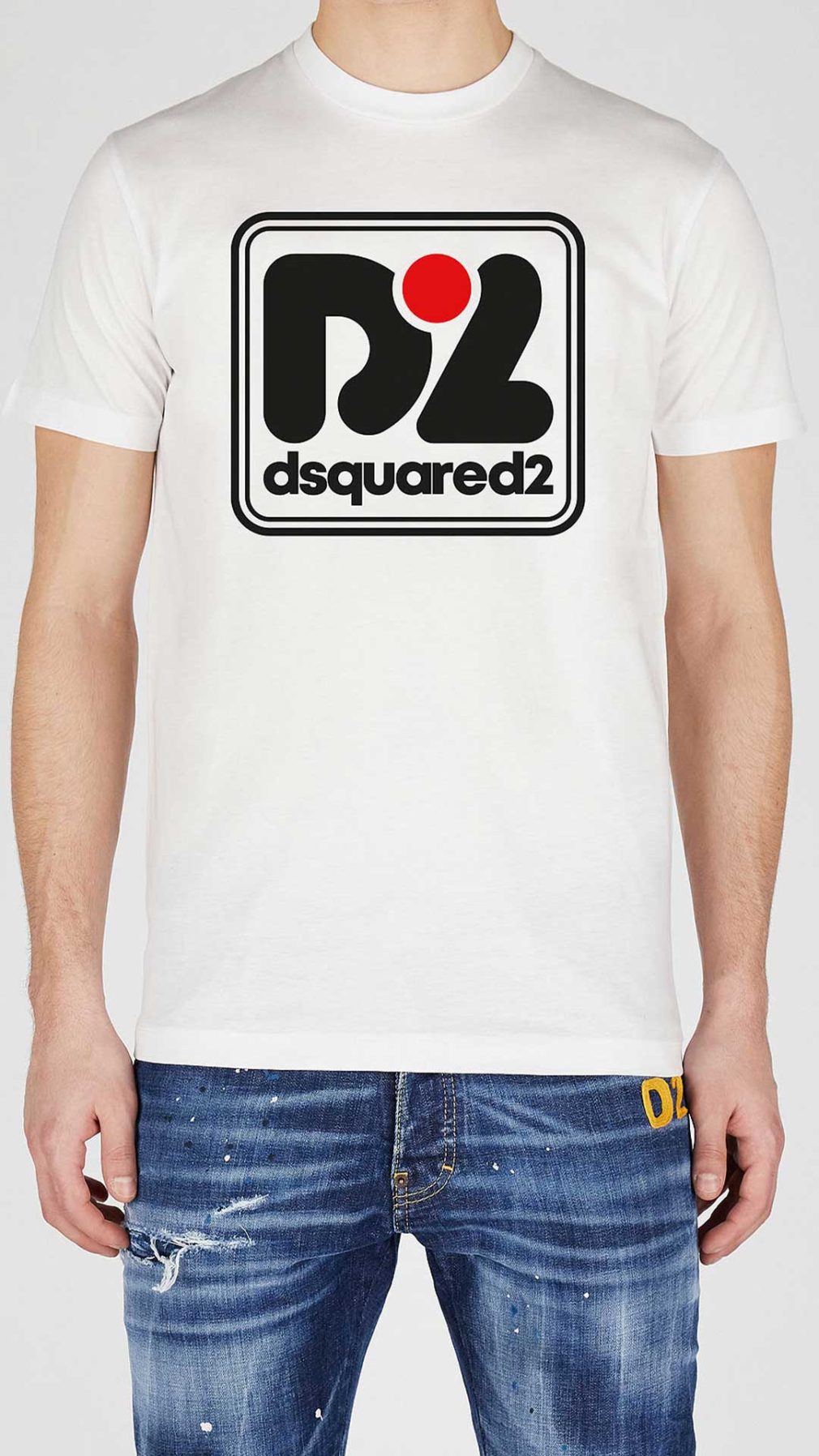Camiseta Dsquared2 con logotipo en la parte delantera