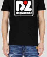 Camiseta Dsquared2 con estampado del logo en la parte delantera