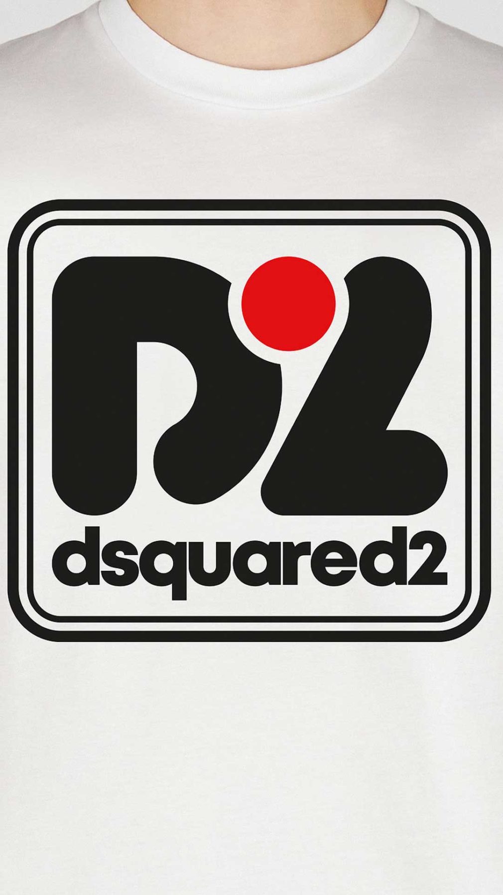 Camiseta Dsquared2 con logotipo en la parte delantera