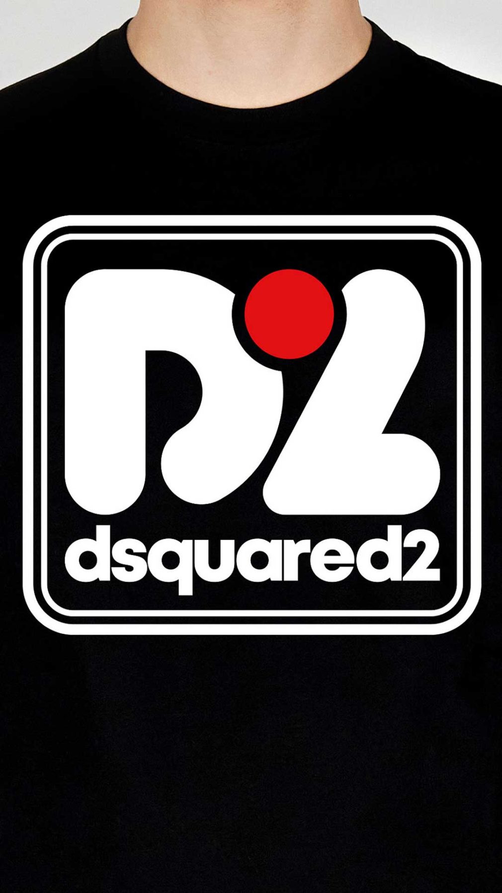 Camiseta Dsquared2 con estampado del logo en la parte delantera