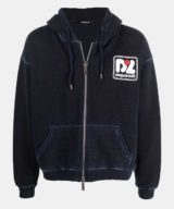 Chaqueta deportiva Dsquared2 con capucha con logo estampado