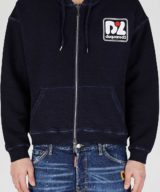 Chaqueta deportiva Dsquared2 con capucha con logo estampado