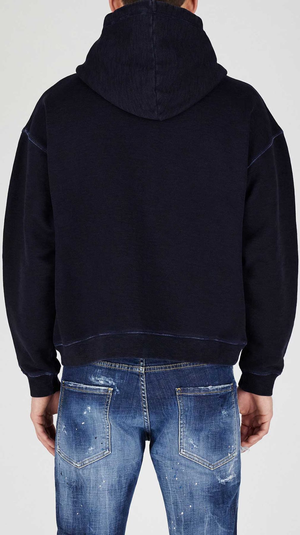 Chaqueta deportiva Dsquared2 con capucha con logo estampado