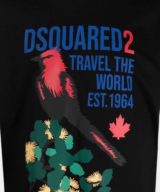Camiseta Dsquared2 con estampado grafico en la parte delantera