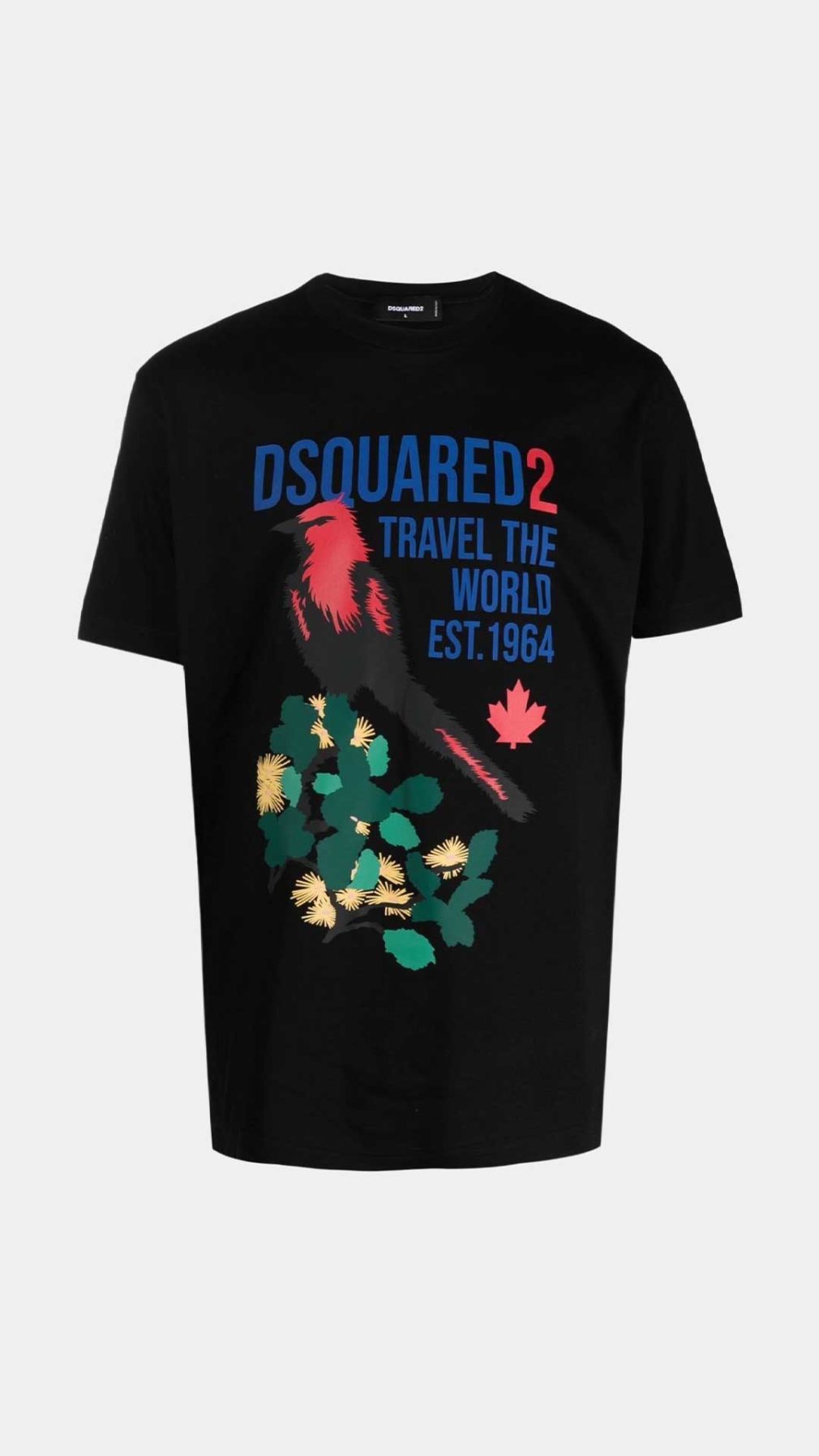 Camiseta Dsquared2 con estampado grafico en la parte delantera