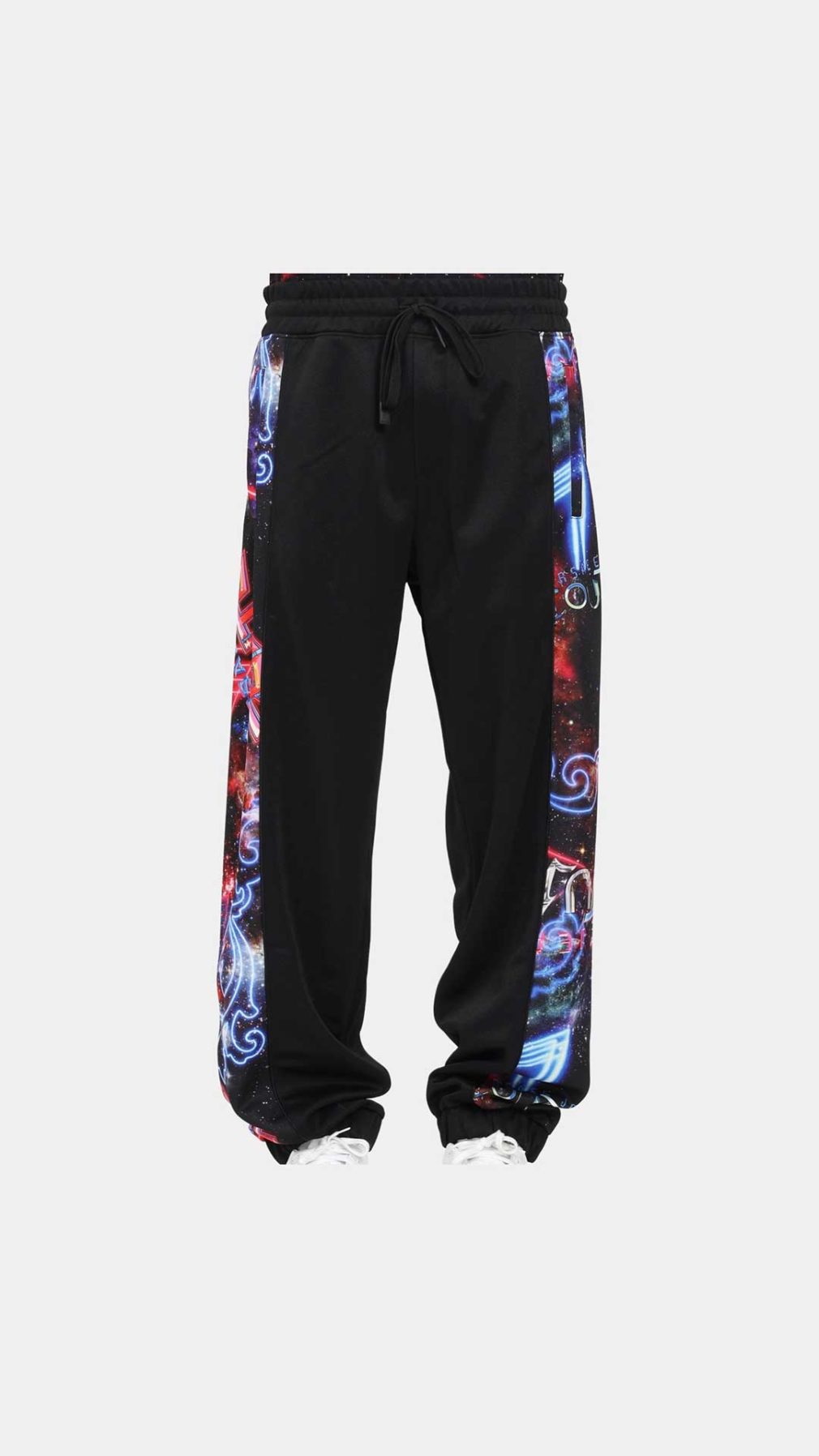 Pantalón deportivo Versace Jeans Couture con estampado galaxia en los laterales