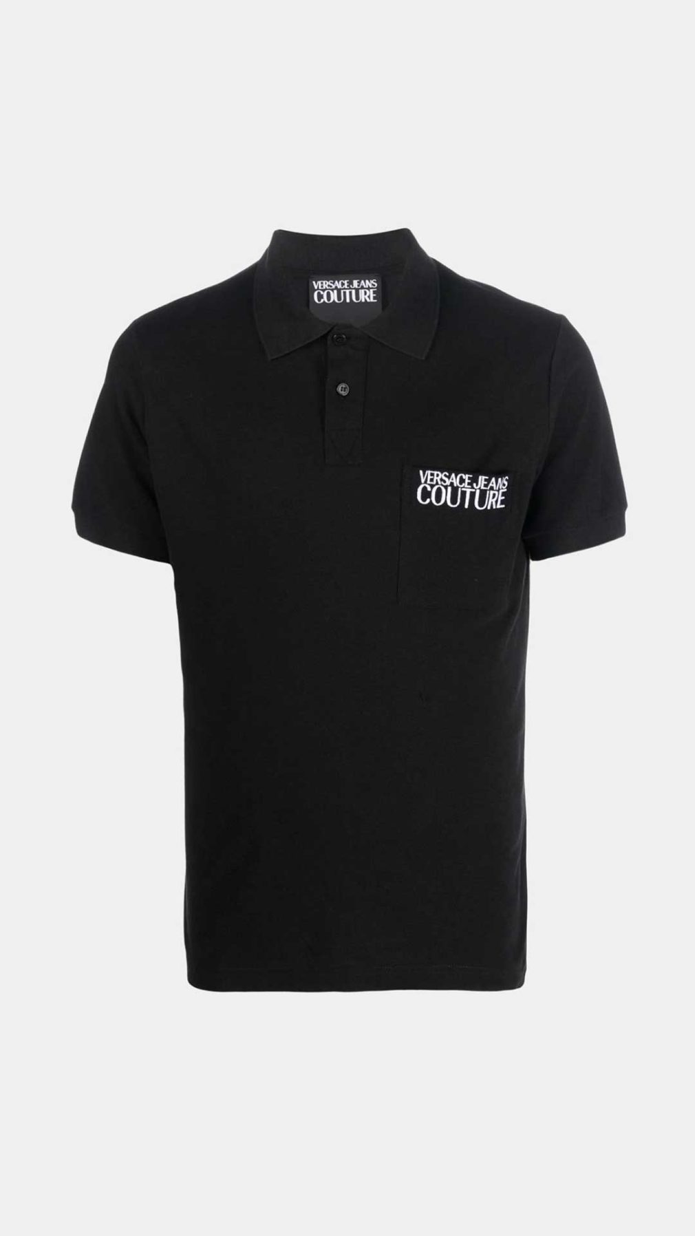 Polo Versace Jeans Couture con logotipo bordado