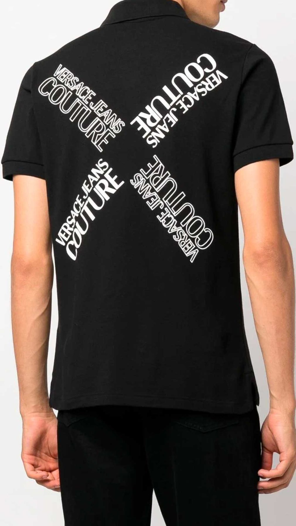 Polo Versace Jeans Couture con logotipo bordado