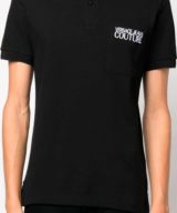 Polo Versace Jeans Couture con logotipo bordado