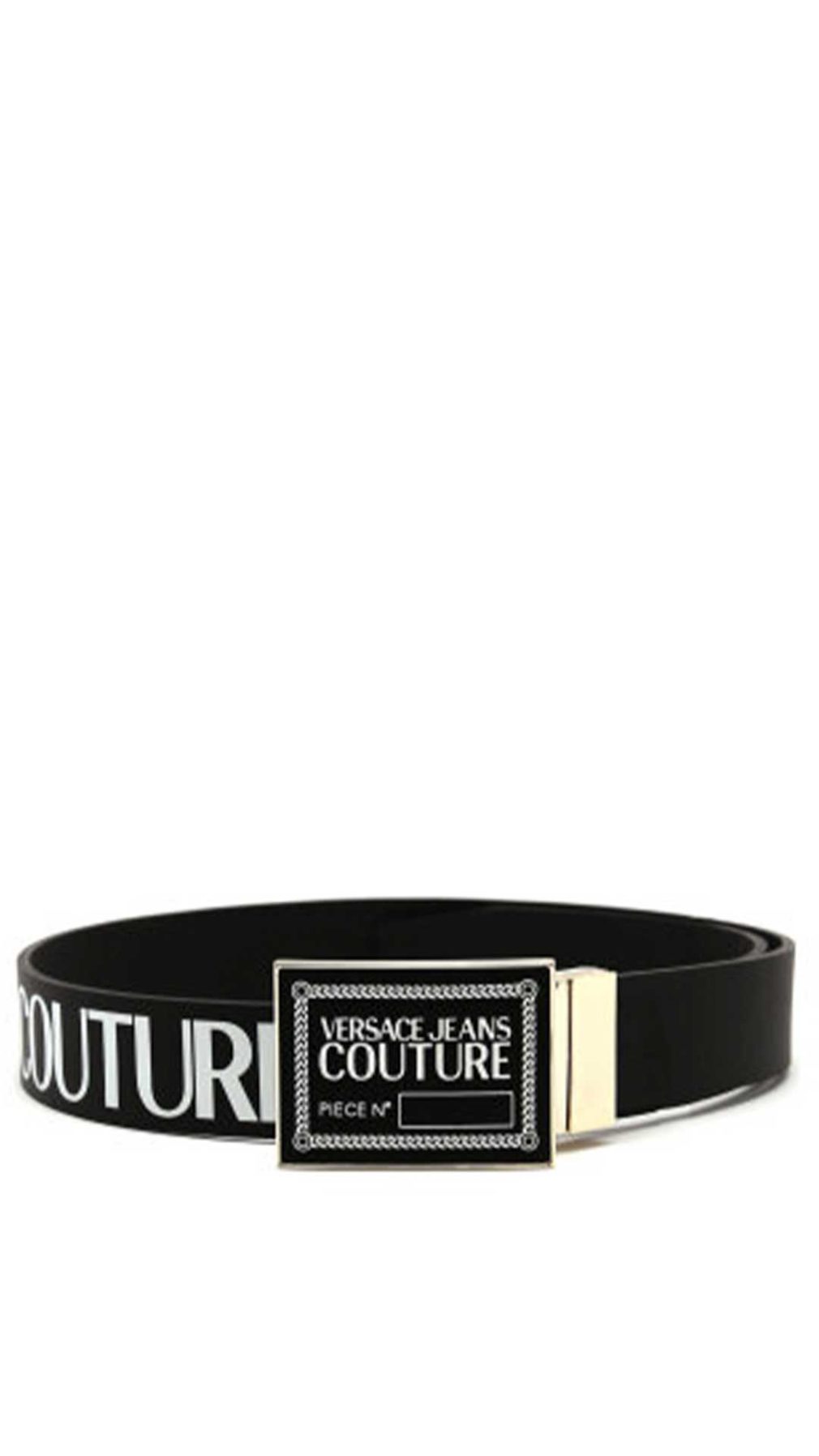 Cinturón Versace Jeans  Couture con placa del logo