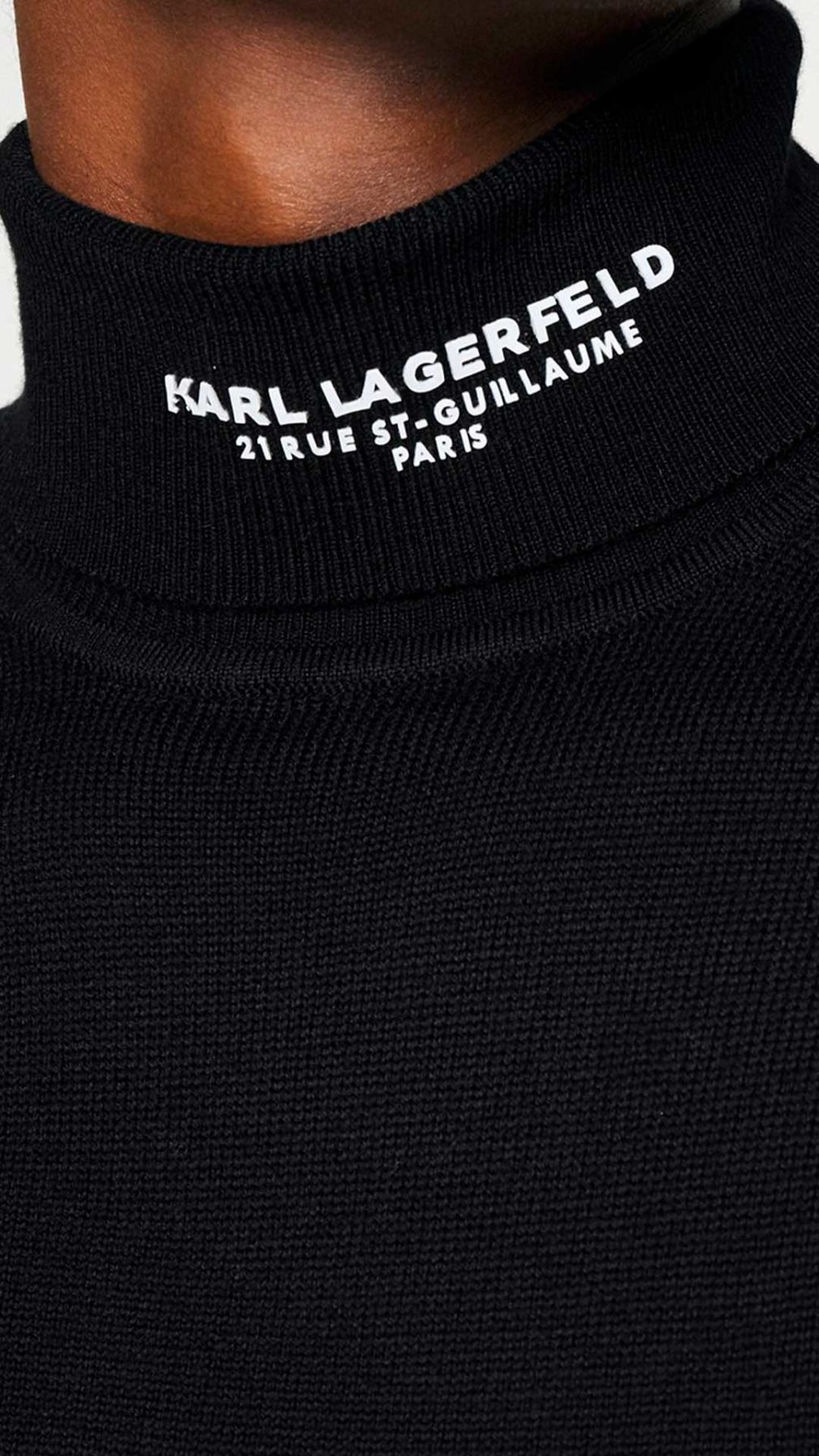 Jersey de cuello alto Karl Lagerfeld