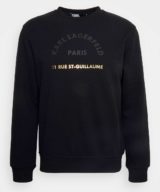 Sudadera Karl Lagerfeld con logotipo en negro y dorado