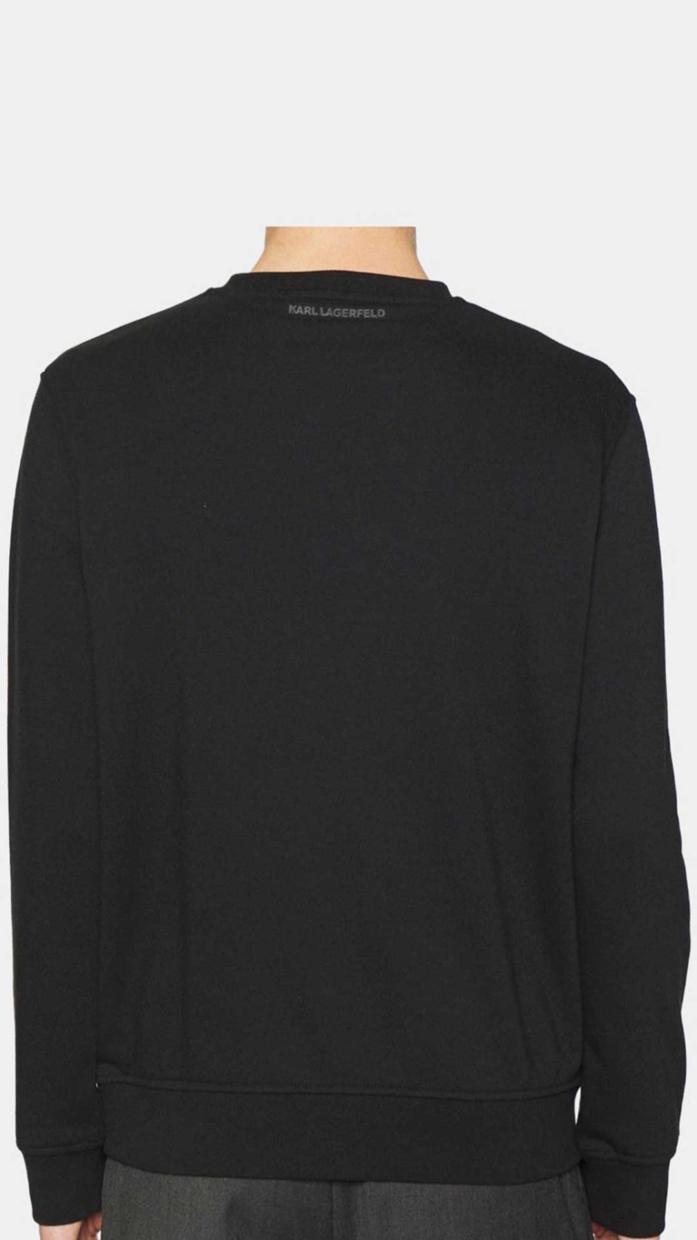Sudadera Karl Lagerfeld con logotipo en negro y dorado