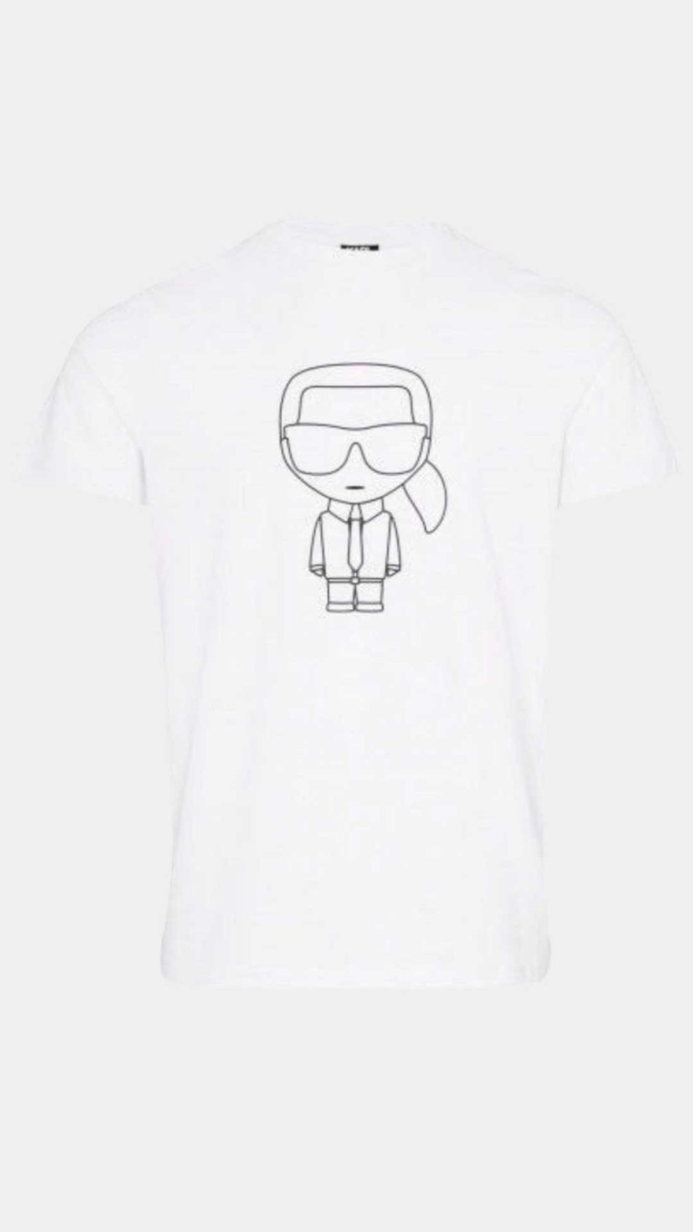 Camiseta Karl Lagerfeld con logotipo icónico