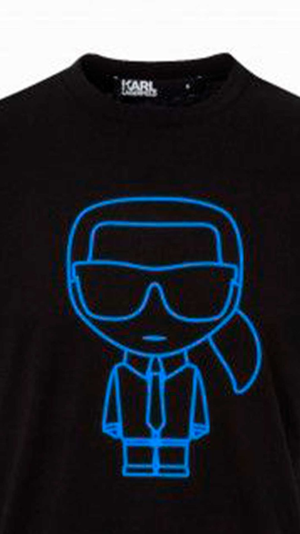 Camiseta Karl Lagerfeld con logotipo icónico