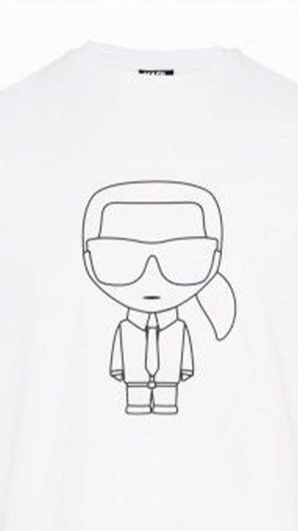 Camiseta Karl Lagerfeld con logotipo icónico