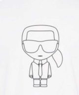 Camiseta Karl Lagerfeld con logotipo icónico